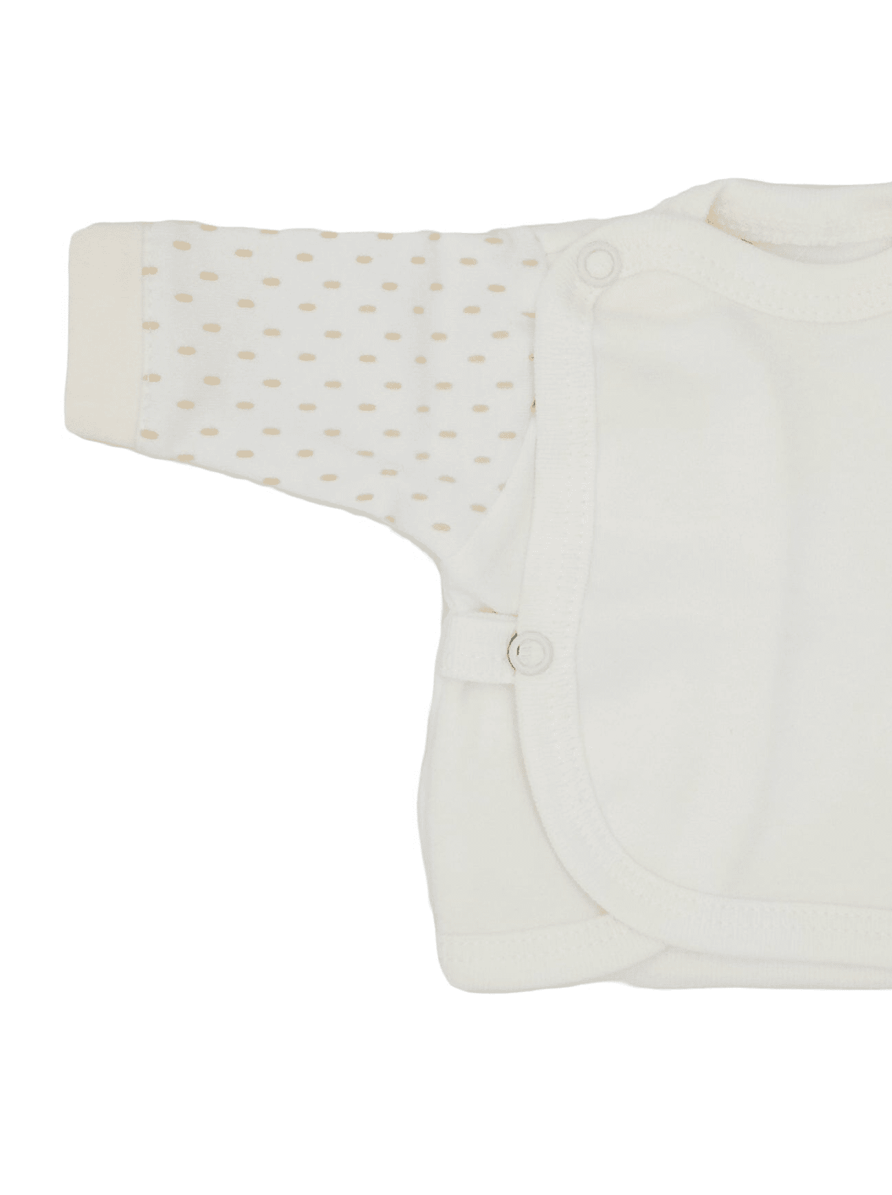 Early Baby Wraparound Top, Cream Top / T-shirt EEVI