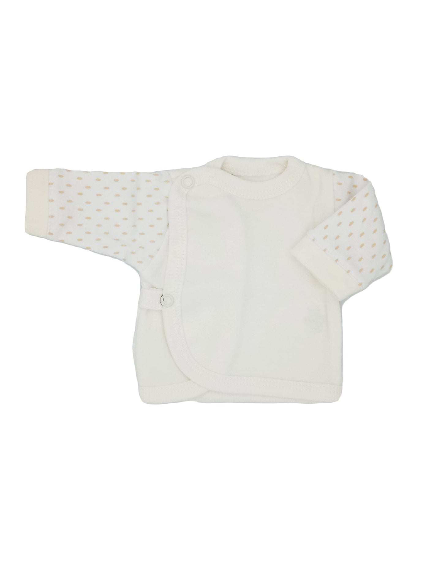 Early Baby Wraparound Top, Cream Top / T-shirt EEVI