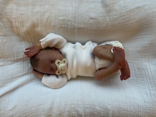 Knitted White Cardigan Cardigan / Jacket La Manufacture de Layette