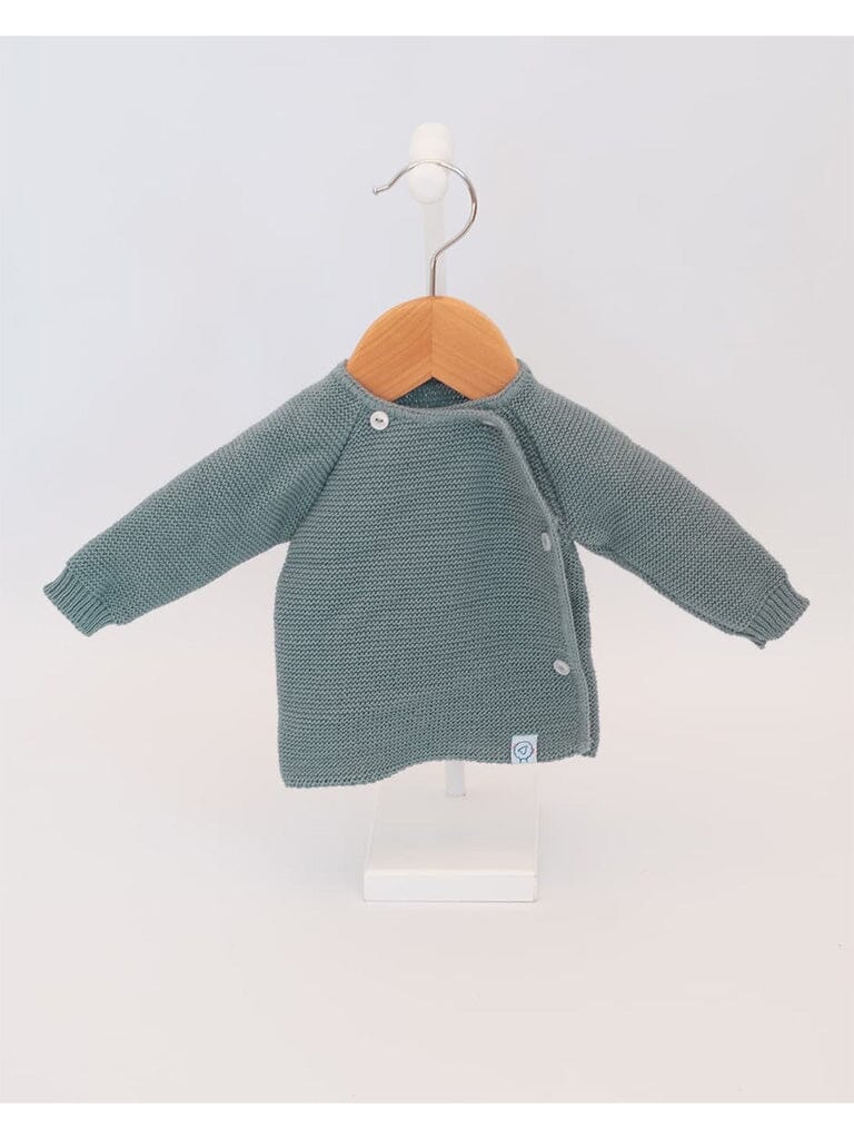 Knitted Dark Grey Cardigan Cardigan / Jacket La Manufacture de Layette