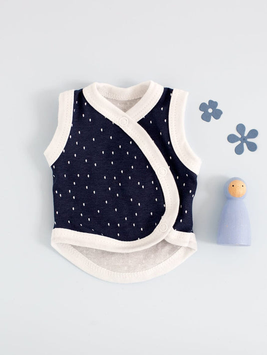 Incubator Vest, Midnight Snow Bodysuit / Vest Tiny & Small