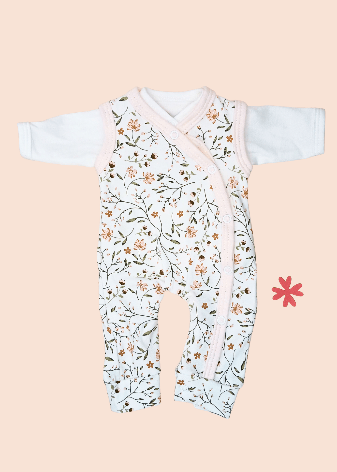 Dungaree & Top Set, Blossom Dungaree Tiny & Small