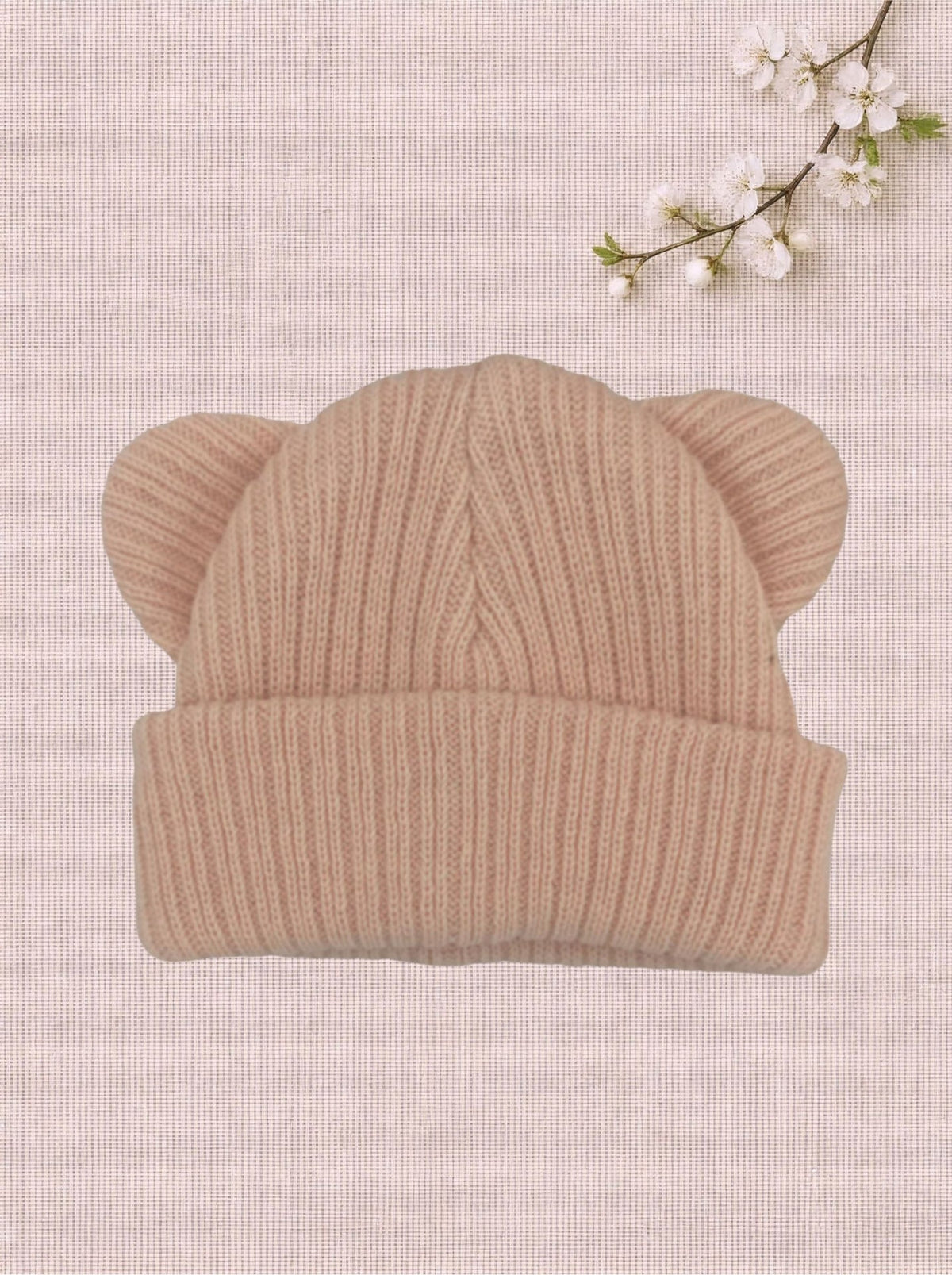 Cotton Knitted Tiny Baby Bear Hat - Multiple colours