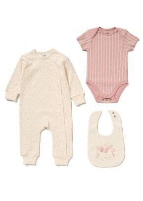 Flowers 3 Piece Layette Set Set Rock a Bye Baby