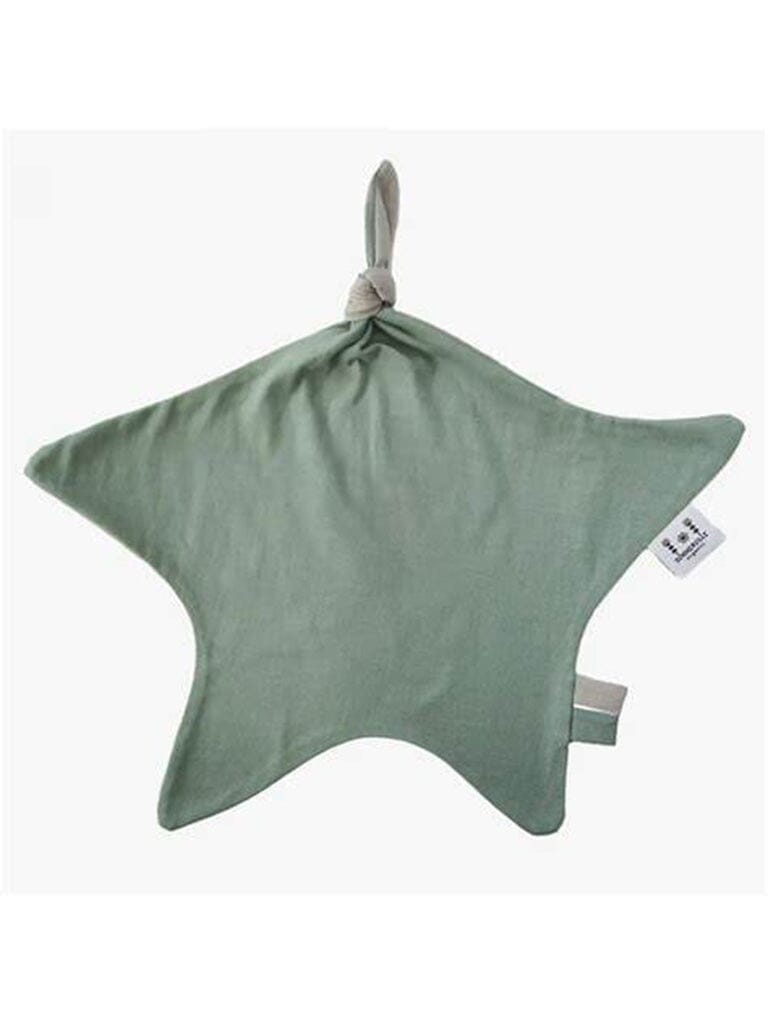 Moss Green & Grey Star Shaped Comforter: GOTS Comforter Summerville