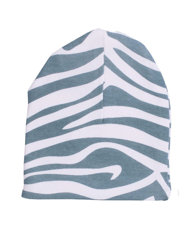 Organic Premature Baby Hat - Teal Animal Print Hat Summerville