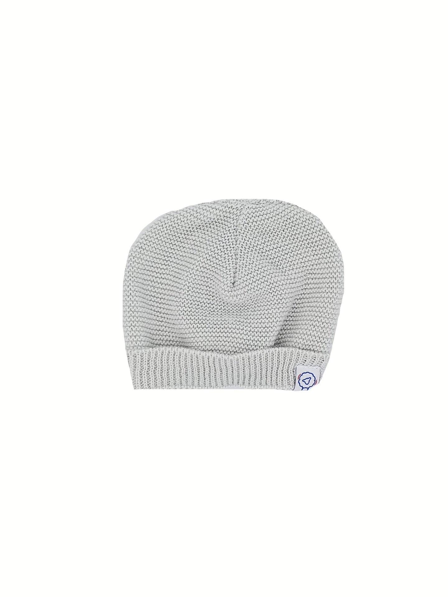 Cotton Knitted Hat - Green/Grey Hat La Manufacture de Layette
