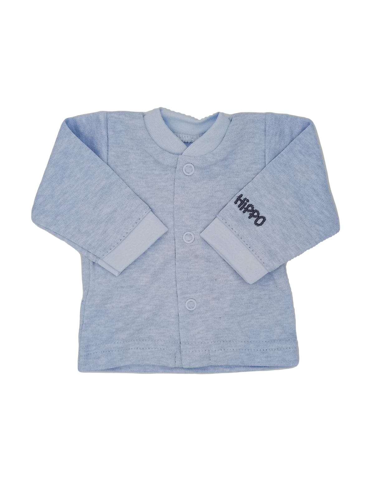 Early Baby Long Sleeved Top, Blue Hippo Top / T-shirt EEVI