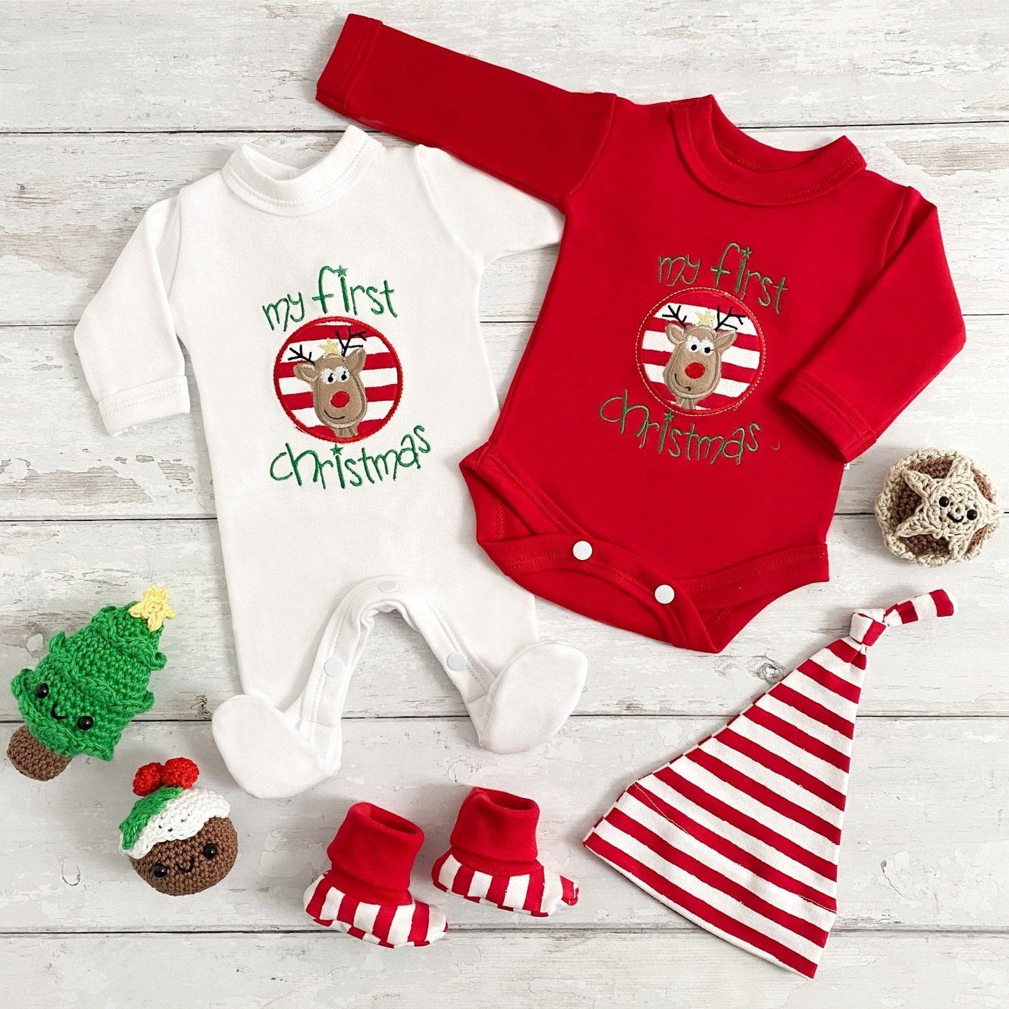My First Christmas Premature Baby Bodysuit Little Lumps