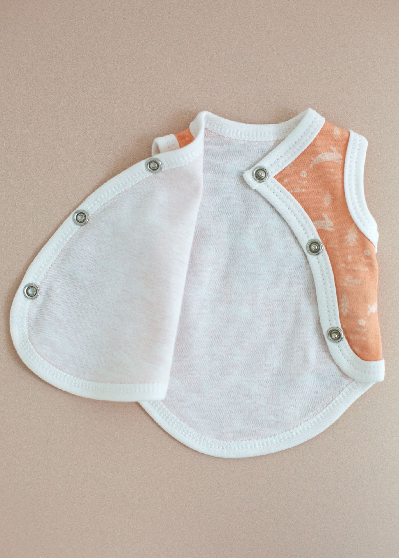 Incubator Vest & Knotted Hat Set, Leaping Bunnies Incubator Vest & Hat Set Tiny & Small