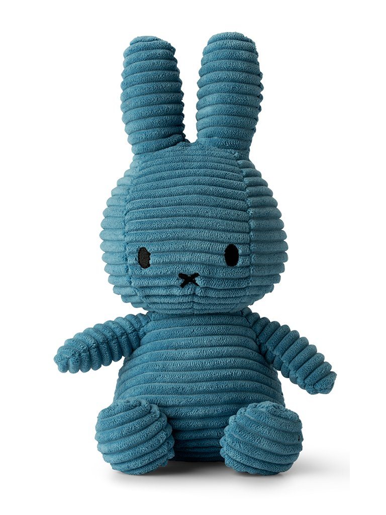 Miffy Corduroy Plush Toy - Aviator Blue Toy Miffy