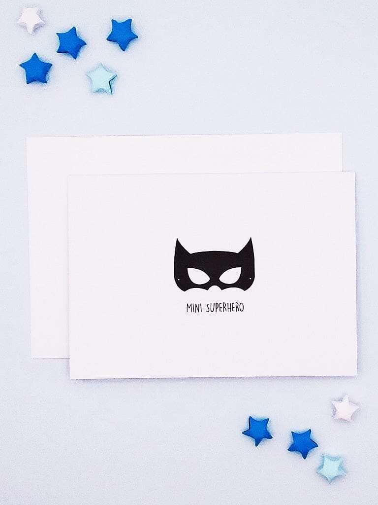 Cards & Message Cards & Gift Wrap Little Mouse Baby Clothing & Gifts Mini Super Hero