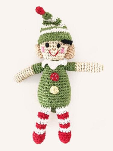 Crochet Fair Trade Rattle Toy - Elf Rattle Pebble Toys
