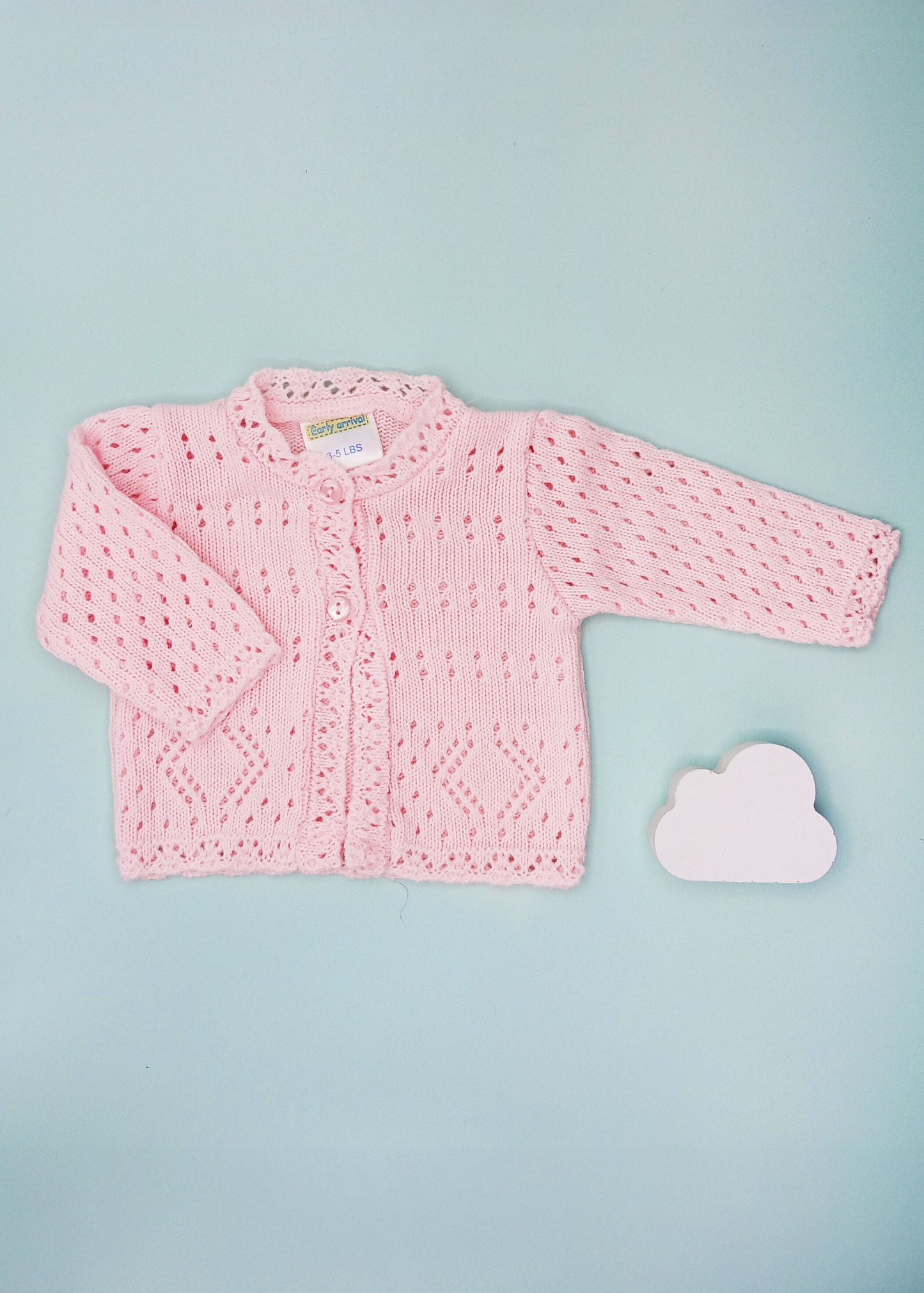 Pink Pointelle Cardigan Cardigan / Jacket Early Arrival
