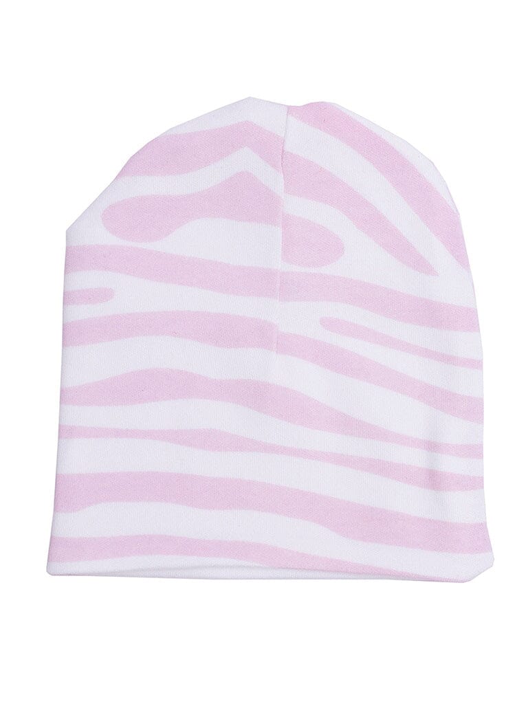 Organic Premature Baby Hat - Pink Animal Print Hat Summerville