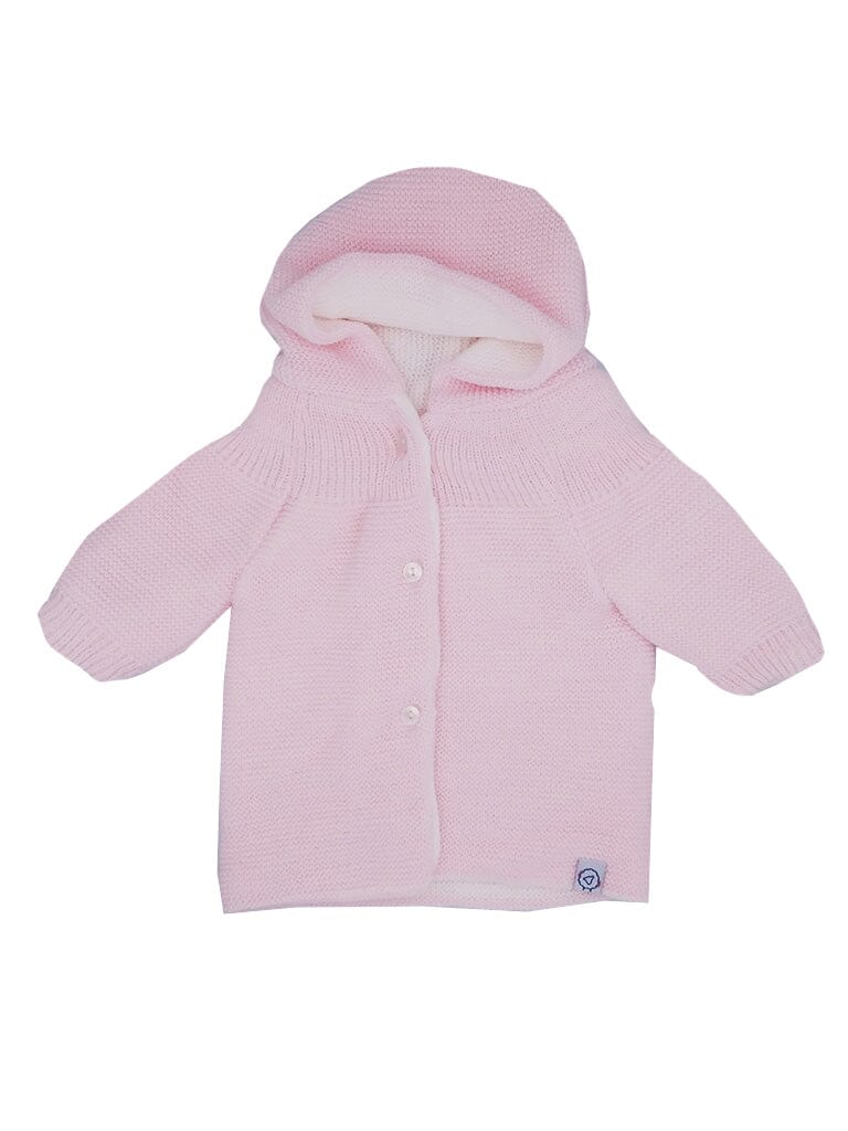 Pink Knitted Baby Jacket Cardigan / Jacket La Manufacture de Layette