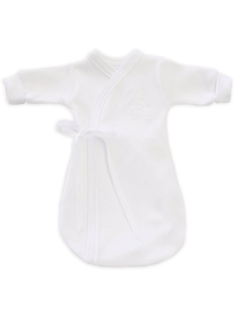 Baby Funeral Gown, White Bereavement gown Itty Bitty Baby Clothing