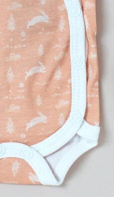 Bodysuit, Leaping Bunnies, Premium 100% Organic Cotton Bodysuit / Vest Tiny & Small