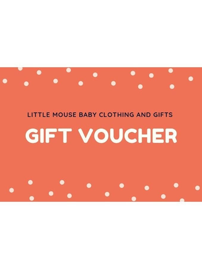 Email Gift Card (£10-£100) Voucher Little Mouse Baby Clothing & Gifts Ltd