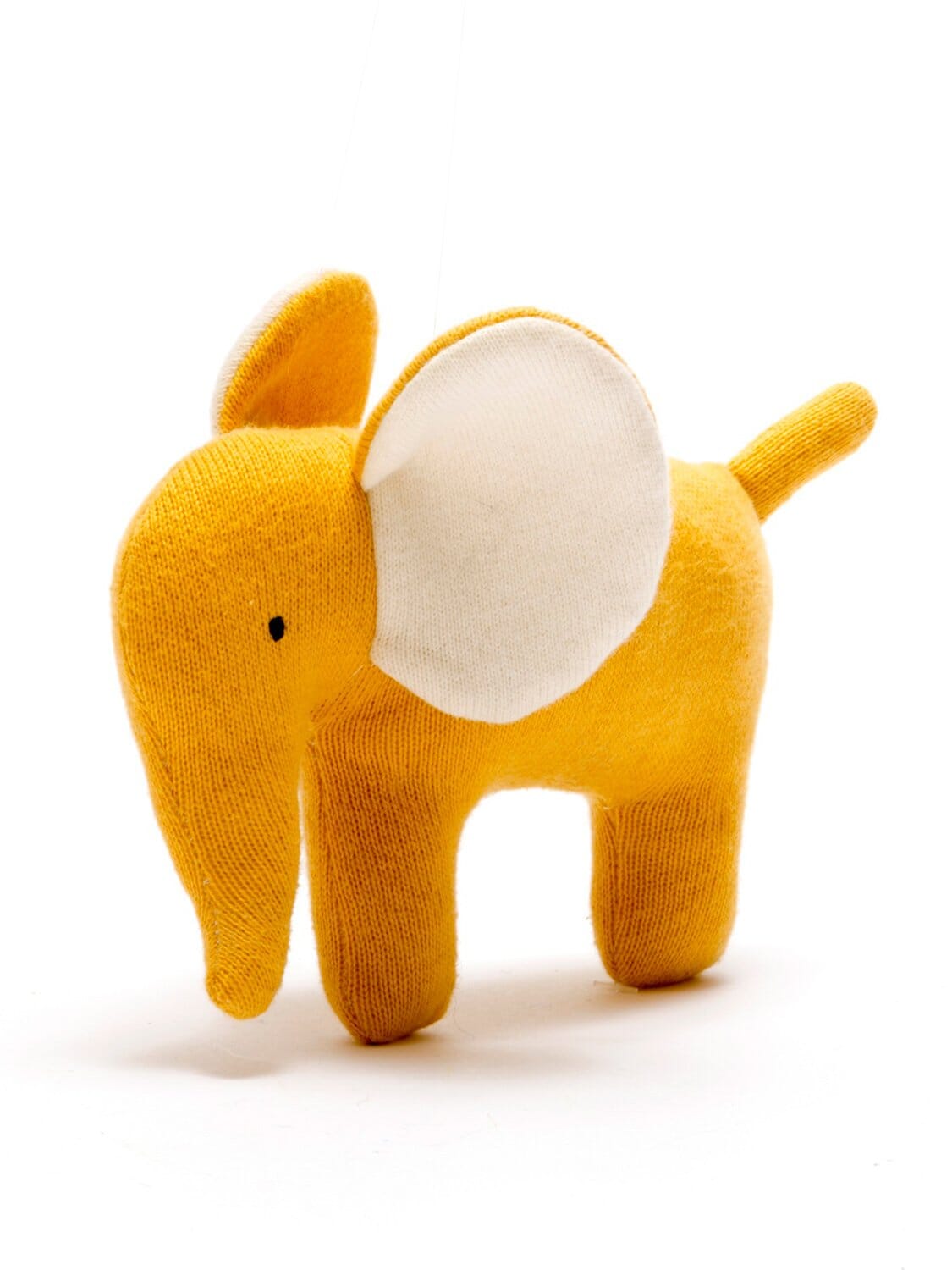 Organic Cotton Mustard Elephant Toy Toy Best Years
