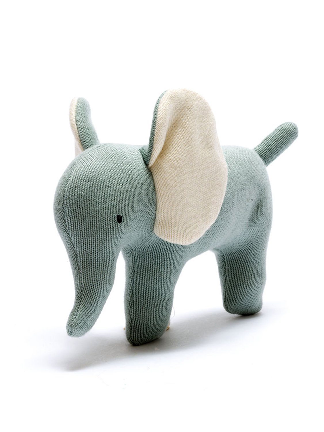 Organic Cotton Teal Elephant Toy Toy Best Years