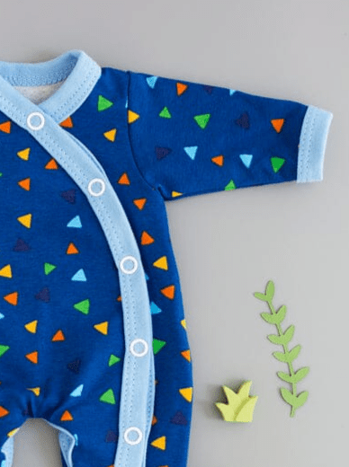 Premature Baby Clothes Sleepsuit, Triangle Drops Sleepsuit / Babygrow Tiny & Small