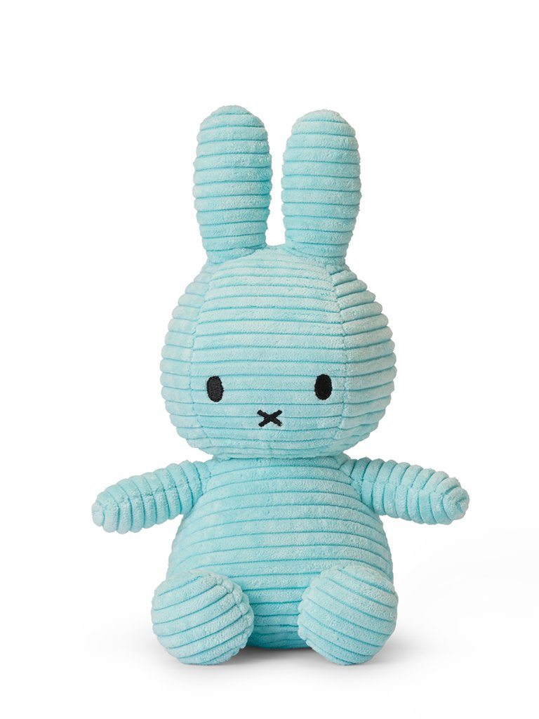 Miffy Corduroy Plush Toy - Turquoise Toy Miffy