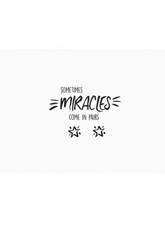 Cards & Message Cards & Gift Wrap Little Mouse Baby Clothing & Gifts Twins - Sometimes Miracles Come In Pairs