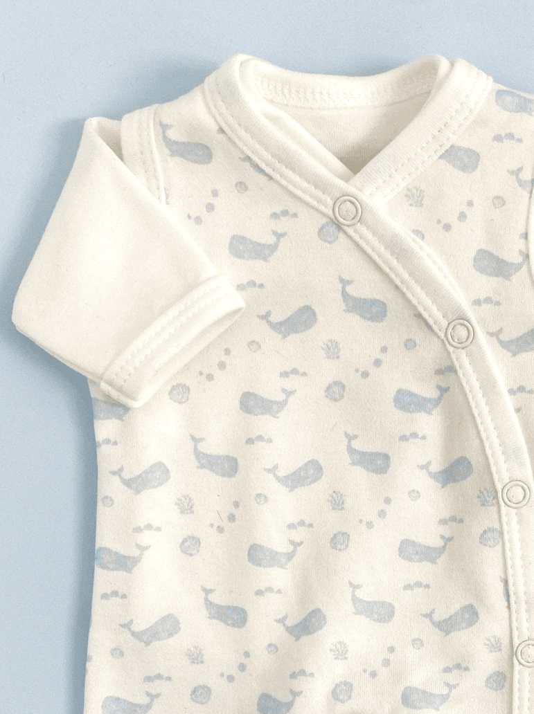 Dungaree & Top Set, Ocean Blue, Premium 100% Organic Cotton Dungaree Tiny & Small