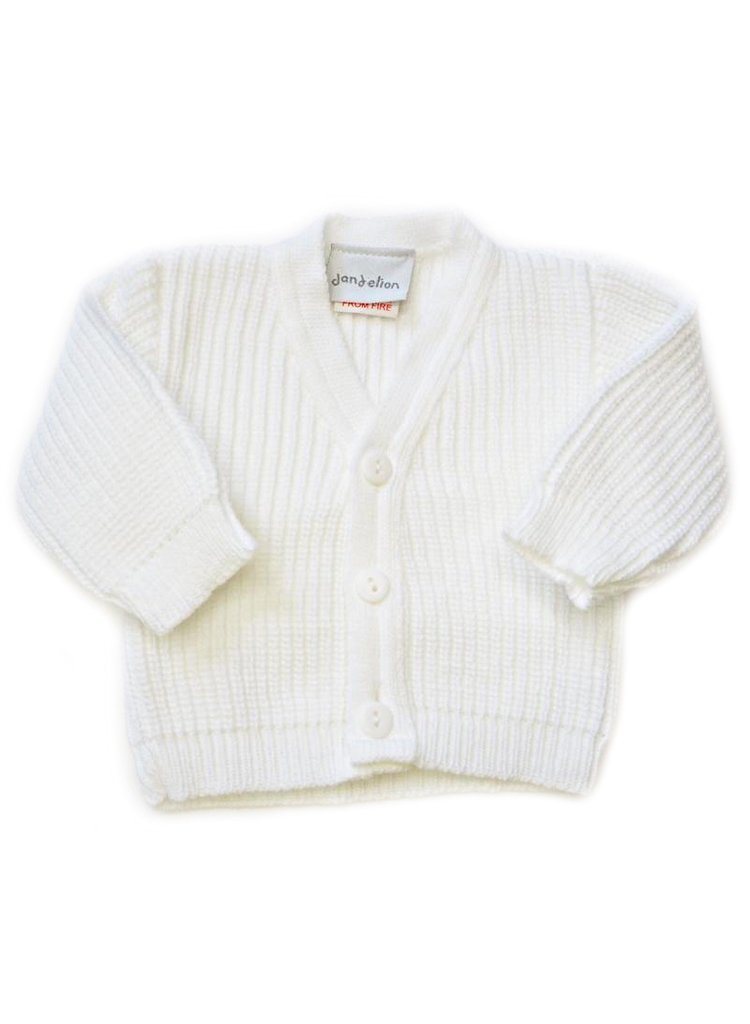 White Cardigan Cardigan / Jacket Dandelion