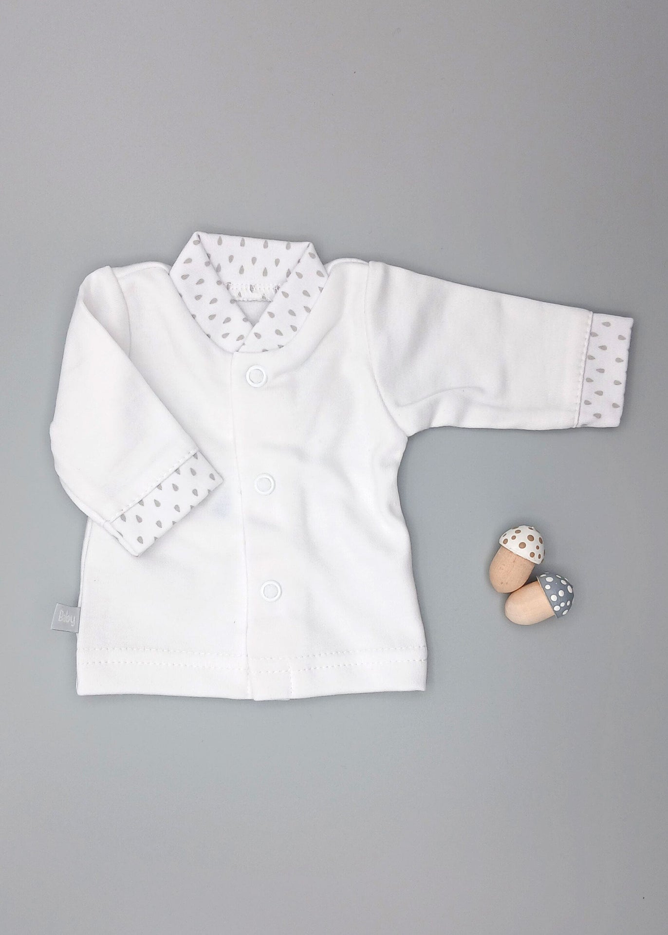 Early Baby Long Sleeved Top, White Top / T-shirt EEVI