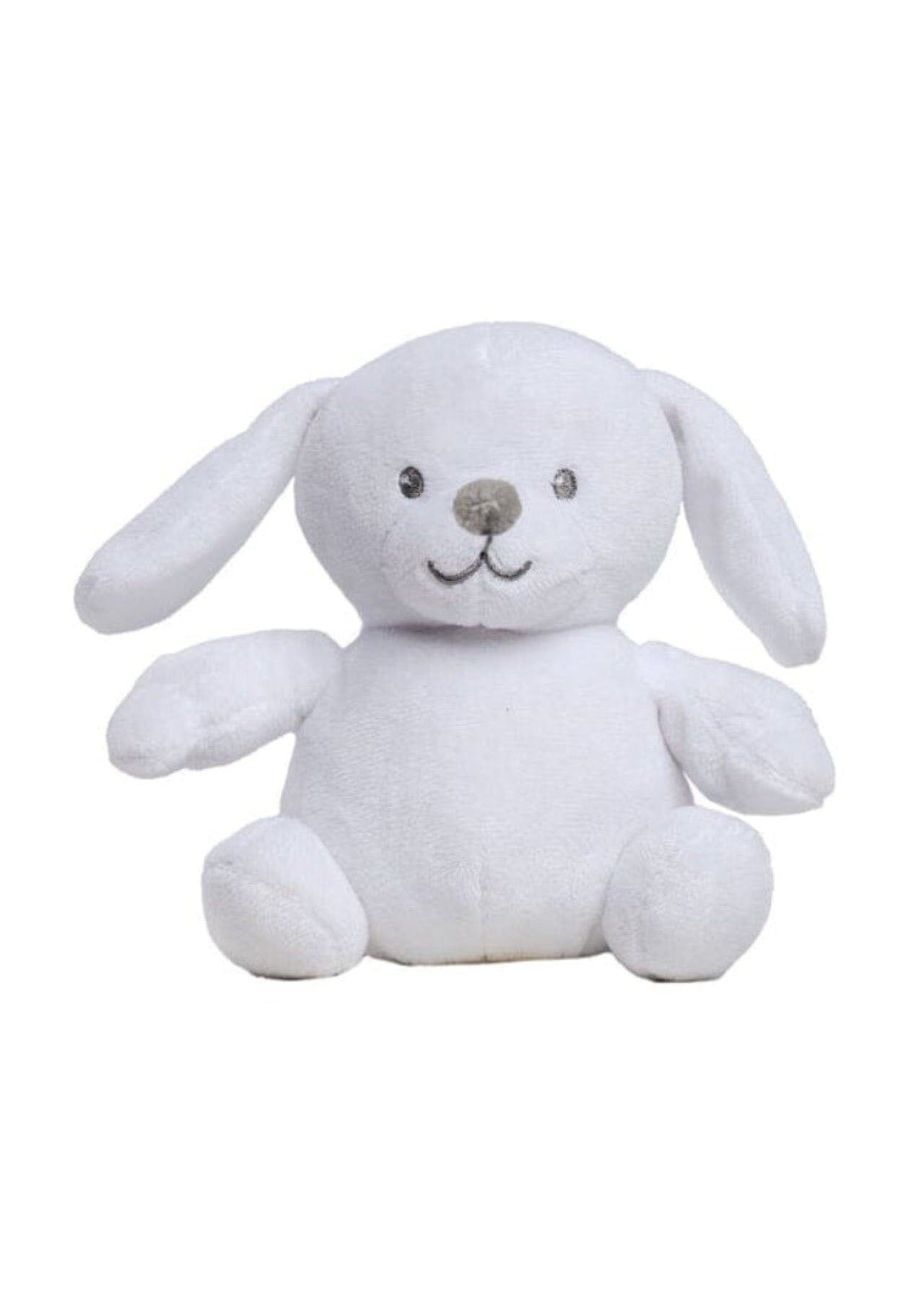 Cute Long Eared White Bunny Soft Toy