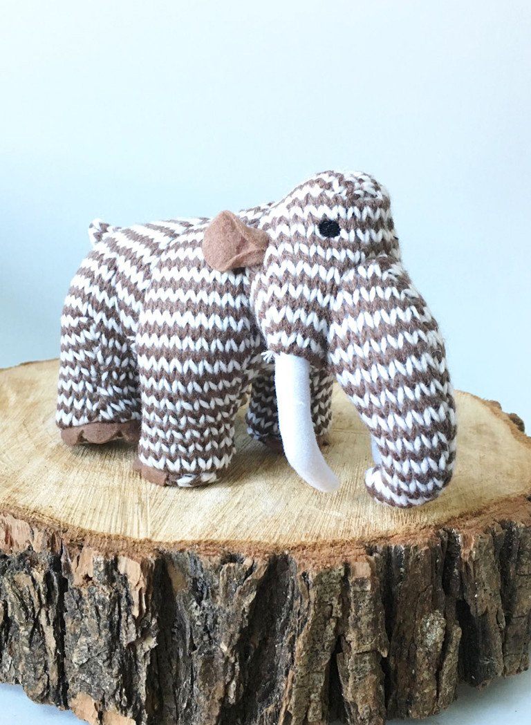 Woolly Mammoth Baby Rattle - Fairtrade and Organic Rattle Best Years
