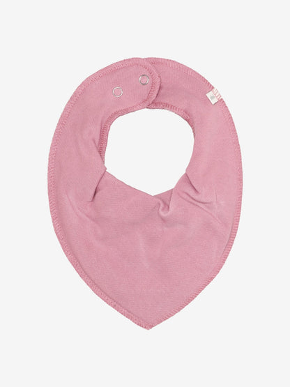 Organic Cotton Scarf Bib - Mauve Orchid