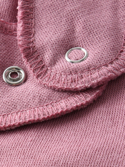 Organic Cotton Scarf Bib - Mauve Orchid