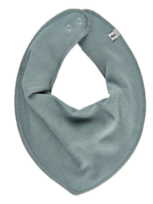 Organic Cotton Scarf Bib - Khaki Green Dribble Bib Pippi 
