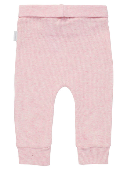 Luxury Organic Ribbed Trousers - Pink Trousers / Leggings Noppies 