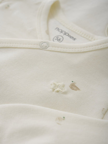 Duck Print Long Sleeve Playsuit Sleepsuit / Babygrow Noppies 