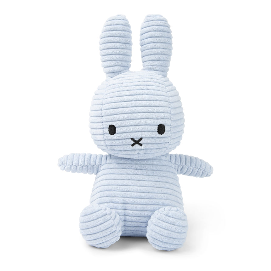 Miffy Corduroy Plush Toy - Ice Blue Toy Miffy 