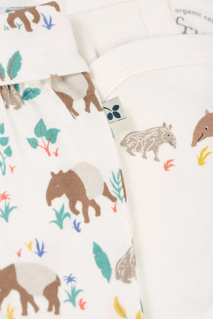 Frugi Organic Cotton Kimono Baby Outfit Sleepsuit / Babygrow Frugi 