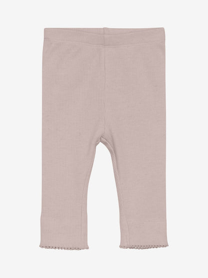 Pale Mauve Patterned Trousers Trousers / Leggings Fixoni 