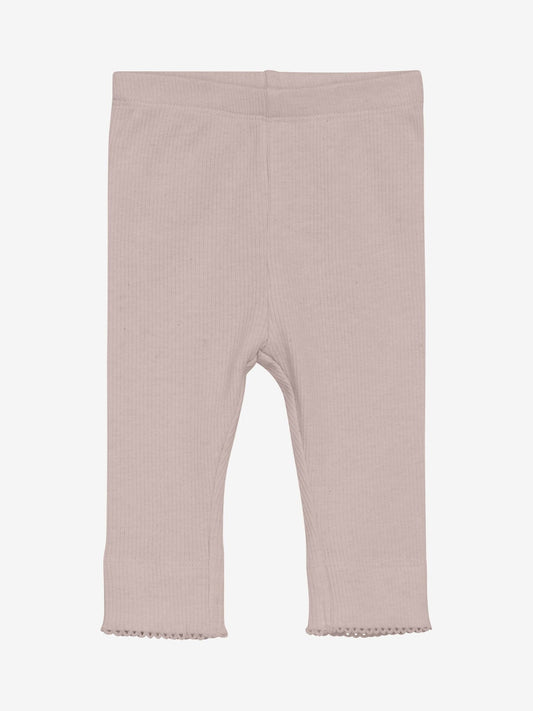 Pale Mauve Patterned Trousers Trousers / Leggings Fixoni 
