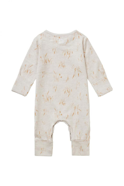 Oatmeal Nature Playsuit Sleepsuit / Babygrow Noppies 