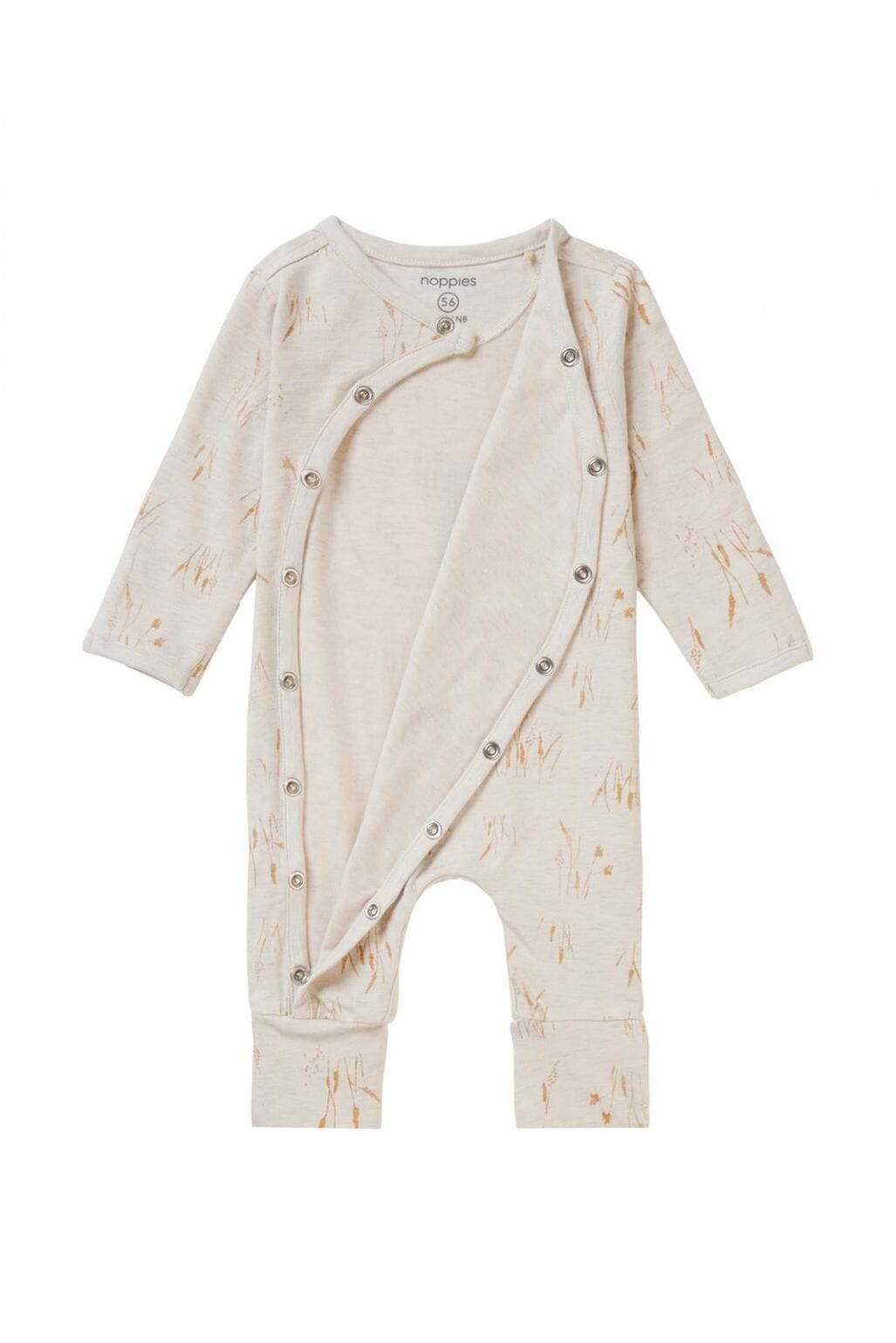 Oatmeal Nature Playsuit Sleepsuit / Babygrow Noppies 
