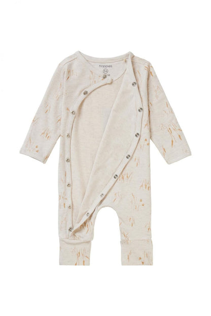Oatmeal Nature Playsuit Sleepsuit / Babygrow Noppies 