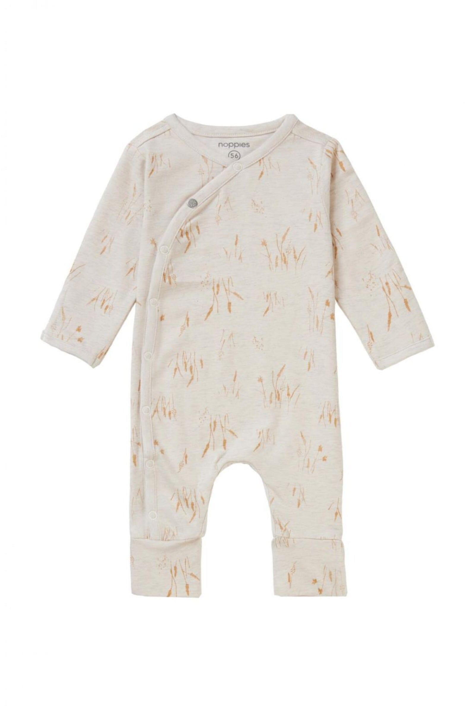 Oatmeal Nature Playsuit Sleepsuit / Babygrow Noppies 