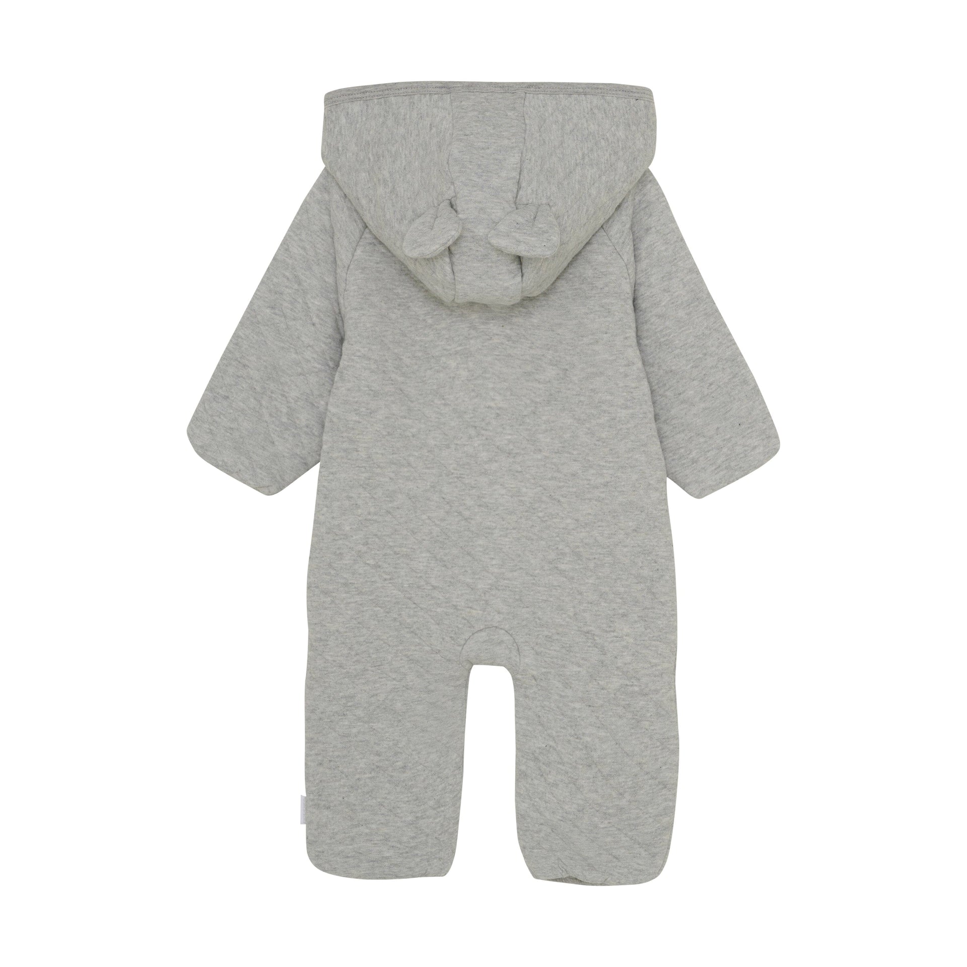 Noppies Grey Tiny Baby Quilted Sleepsuit - Premium Quality Snowsuit / Pramsuit Noppies 