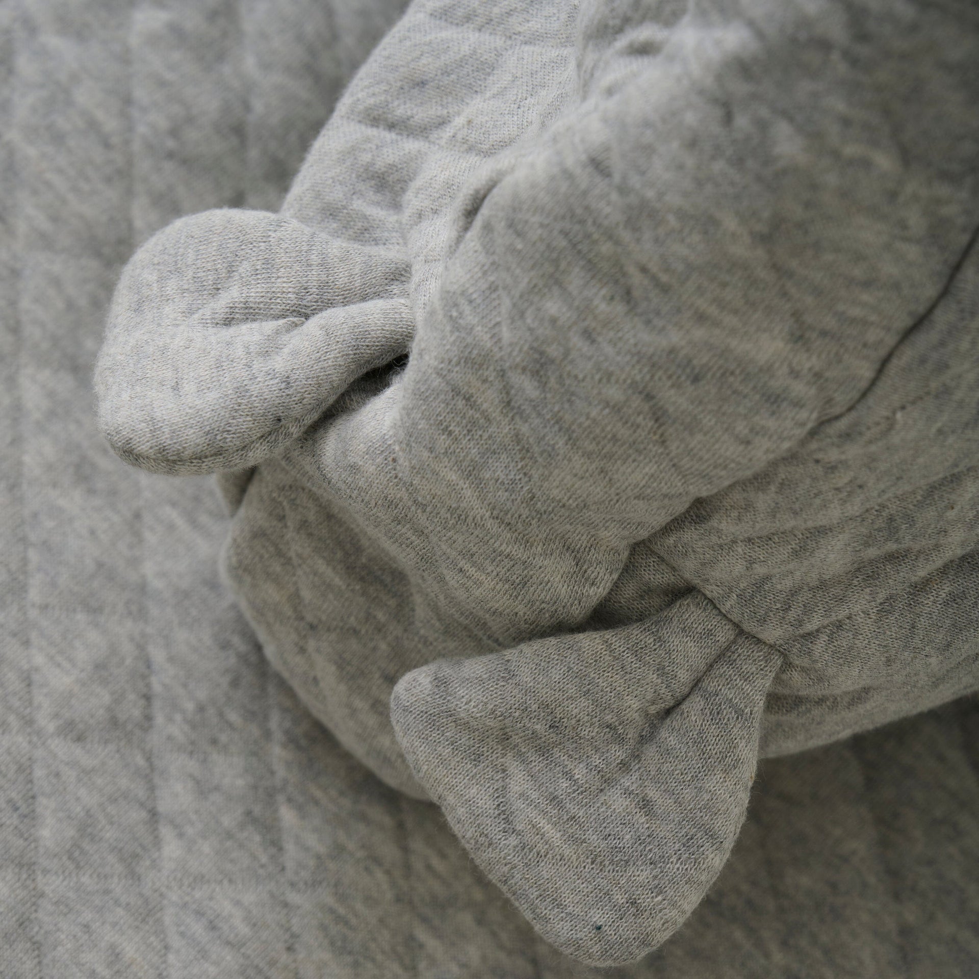 Noppies Grey Tiny Baby Quilted Sleepsuit - Premium Quality Snowsuit / Pramsuit Noppies 