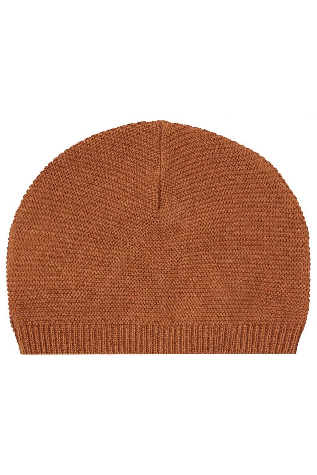 Organic Cotton Knitted Hat - Walnut Hat Noppies 