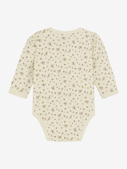 Organic Cotton Ditsy Floral Long Sleeve Bodysuit Bodysuit / Vest Fixoni 
